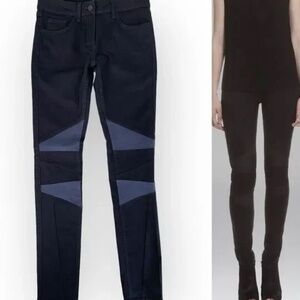 Sandro Paris Piquer Moto Skinny Jeans - 36  NWT